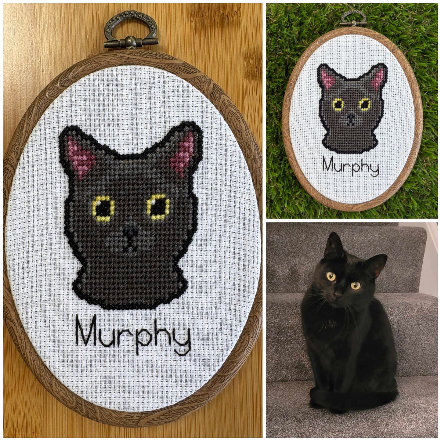 Customised Cat Cross Stitch