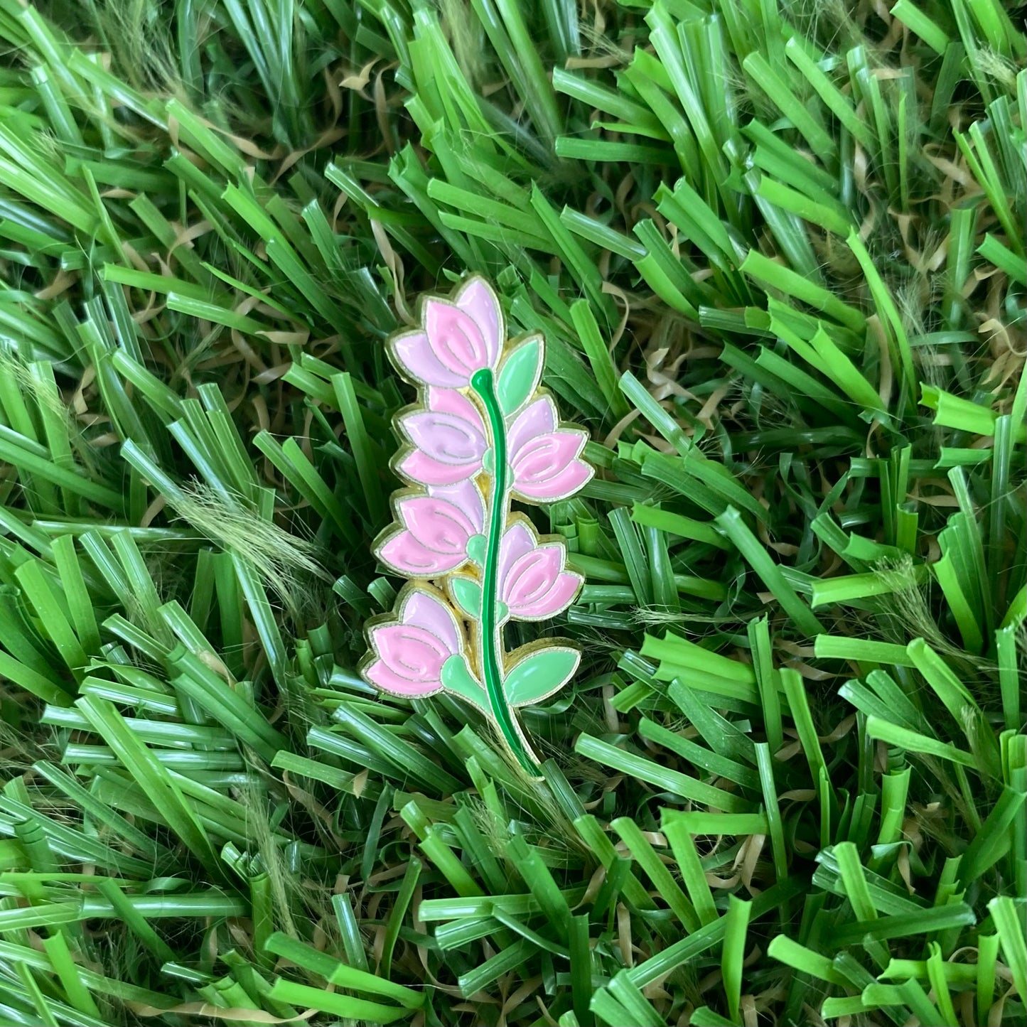 Pink Flower Needle Minder