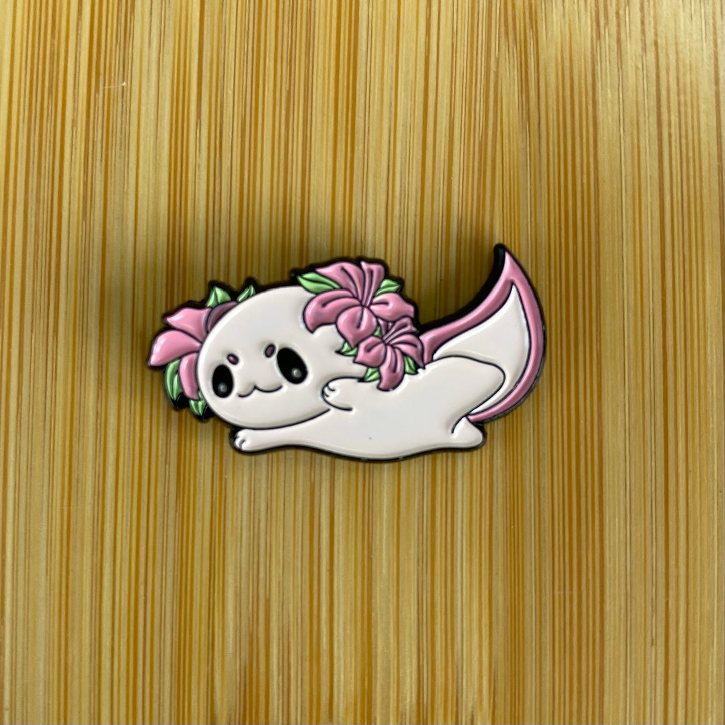 Pink Axolotl Needle Minder