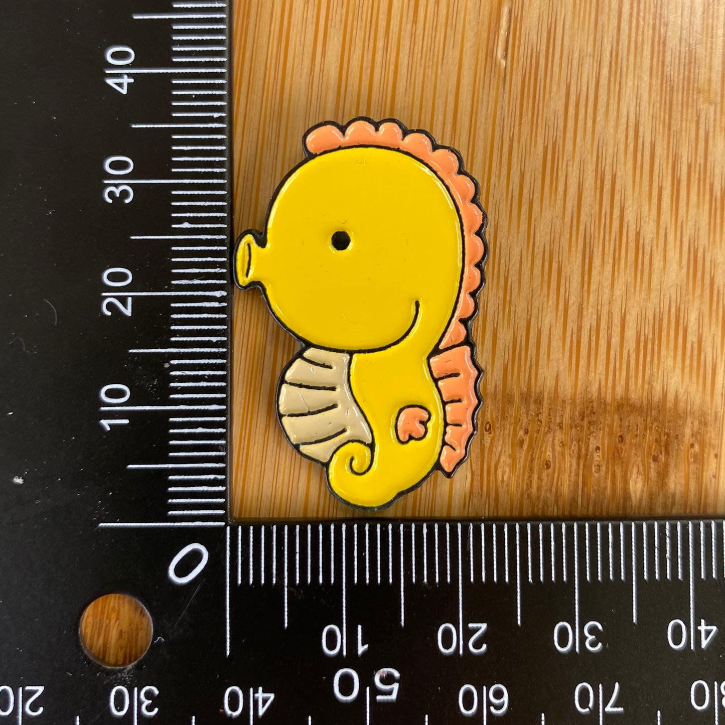 Orange Seahorse Needle Minder