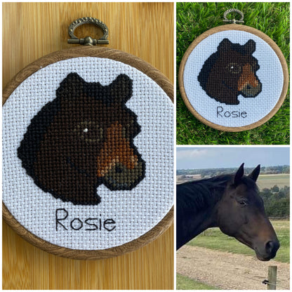 Customised Horse Cross Stitch