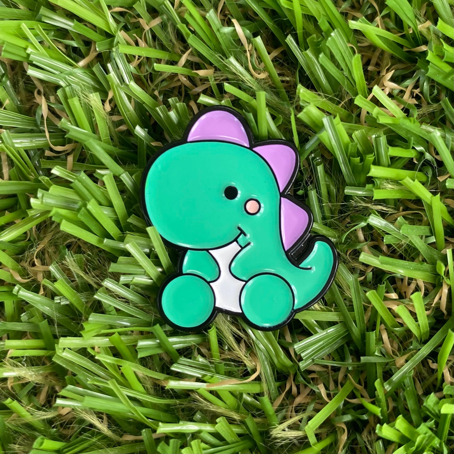 Green Dinosaur Needle Minder