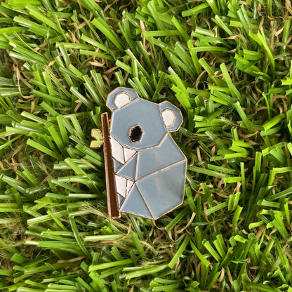 Geometric Koala Needle Minder