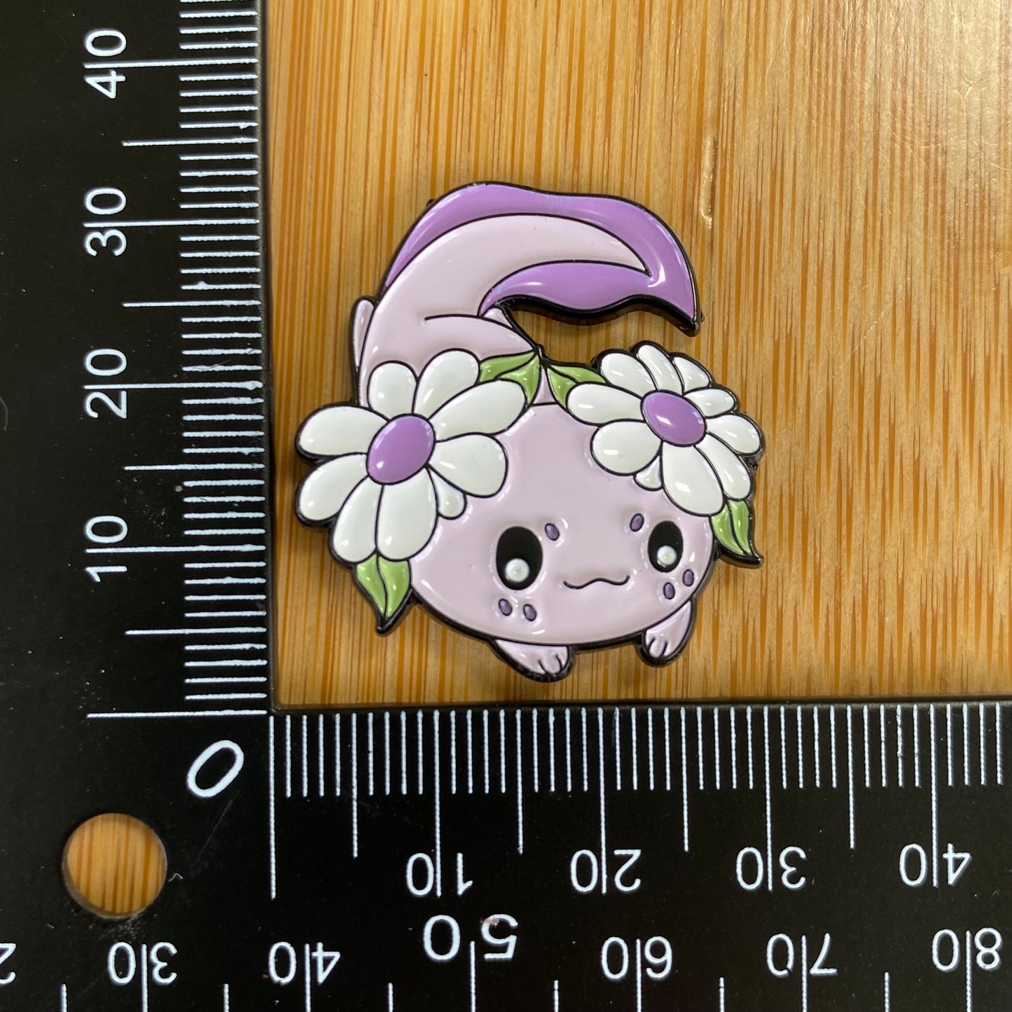 Purple Axolotl Needle Minder