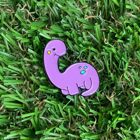 Purple Dinosaur Needle Minder