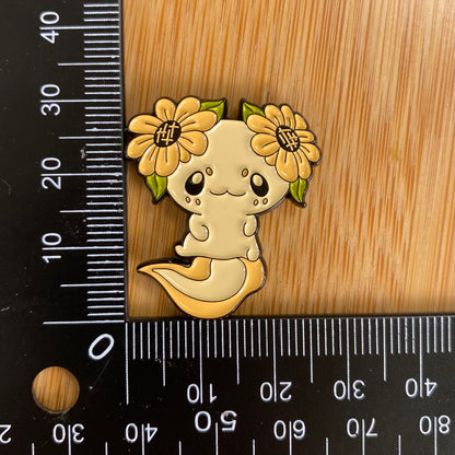 Sunflower Axolotl Needle Minder