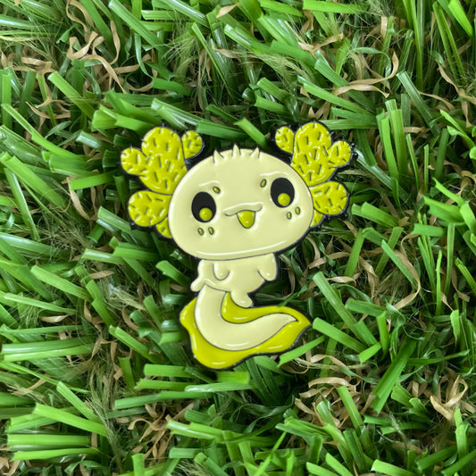 Green Cactus Axolotl Needle Minder