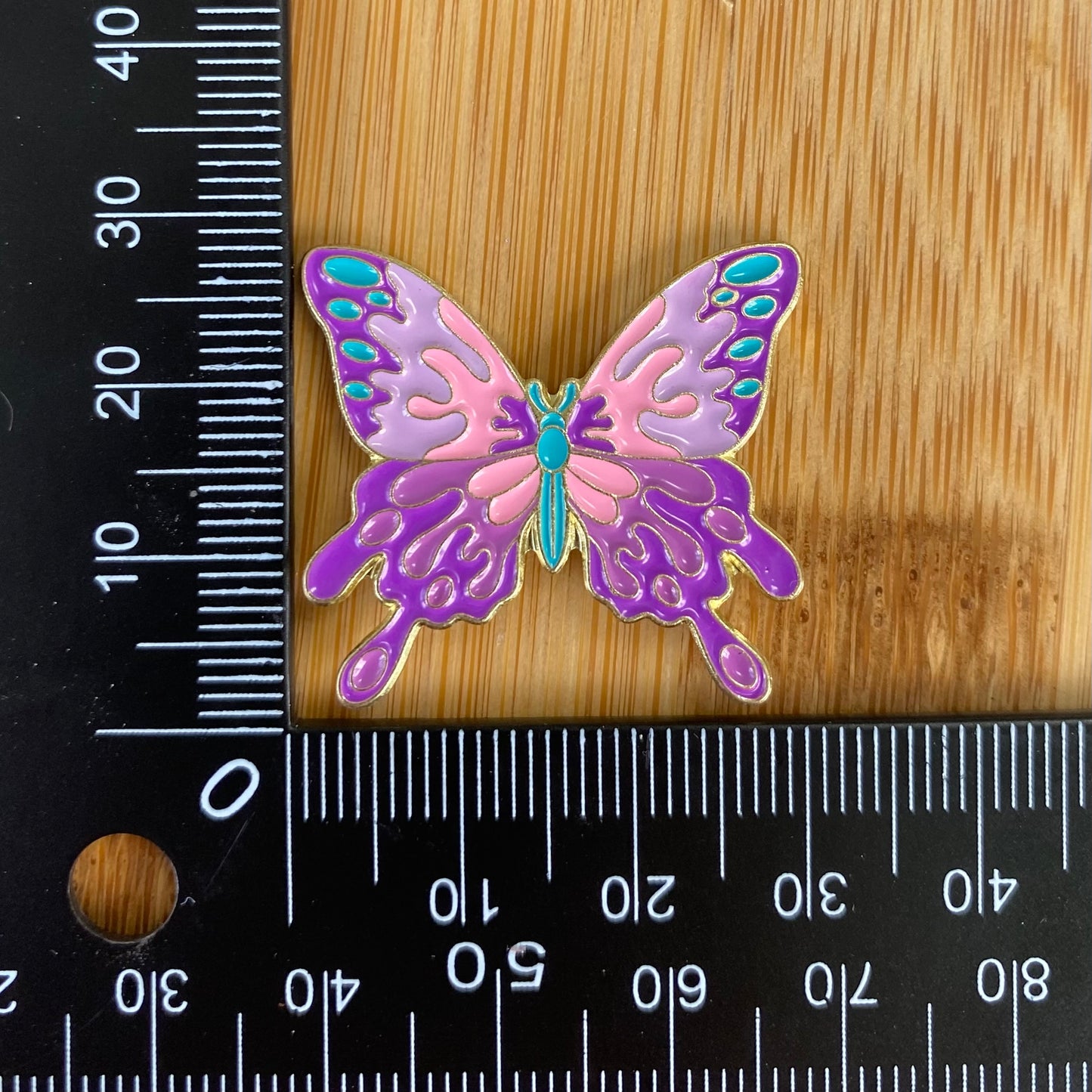 Purple Butterfly Needle Minder