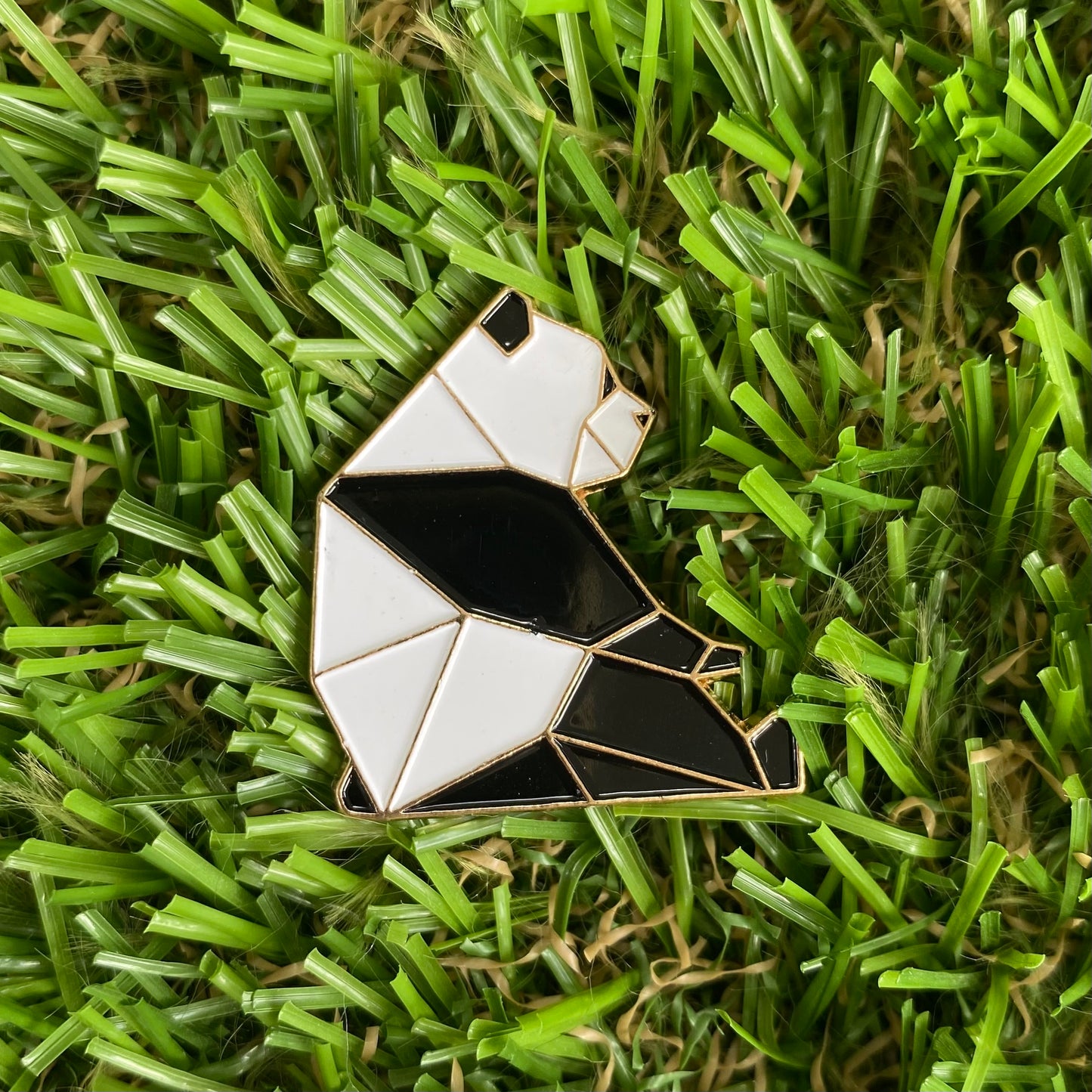 Geometric Panda Needle Minder