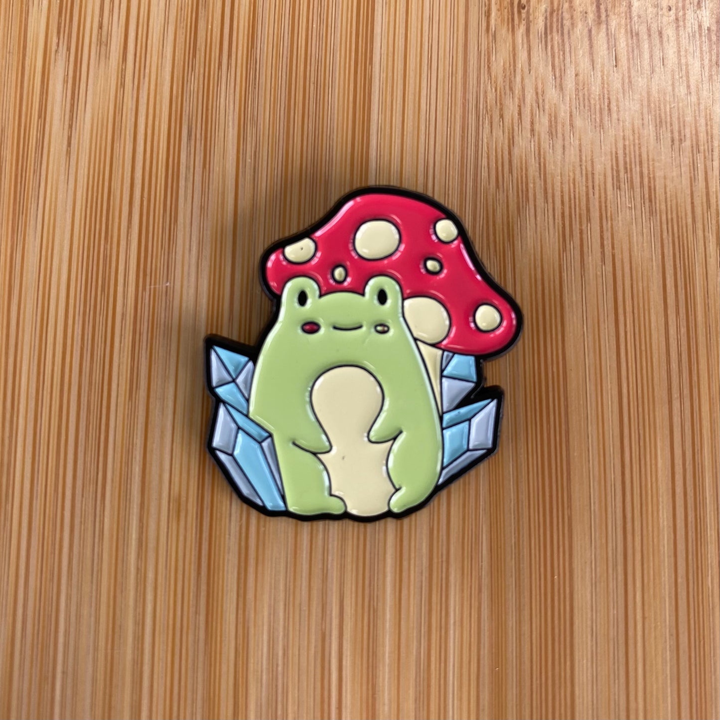 Crystal Frog Needle Minder