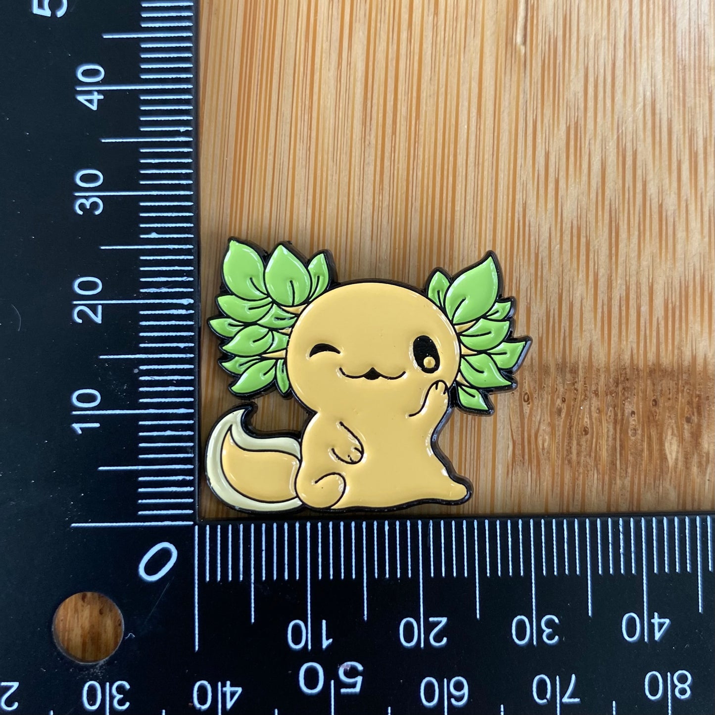 Orange Axolotl Needle Minder