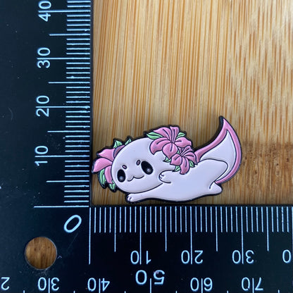 Pink Axolotl Needle Minder