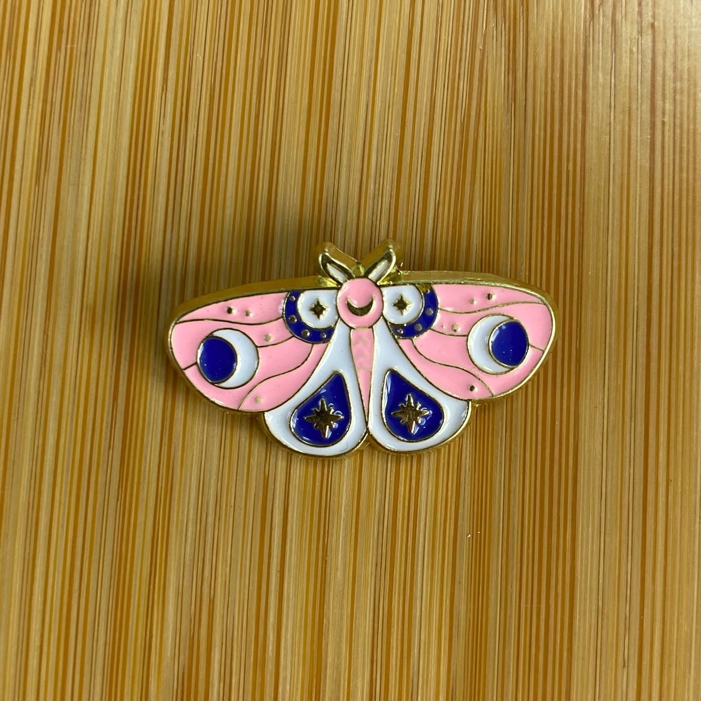 Pink & Purple Moon Moth Needle Minder