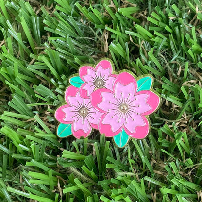 Pink Cherryblossom Needle Minder