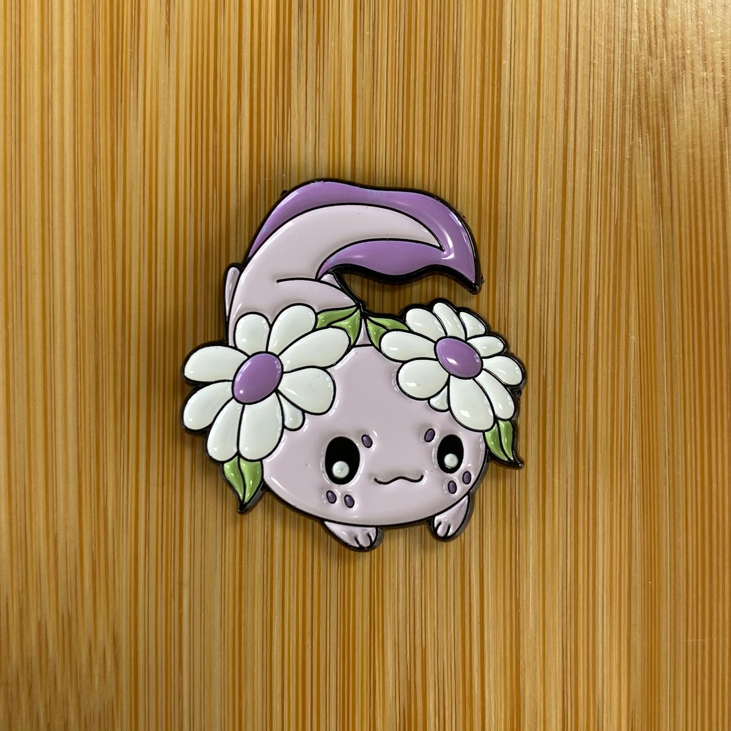 Purple Axolotl Needle Minder