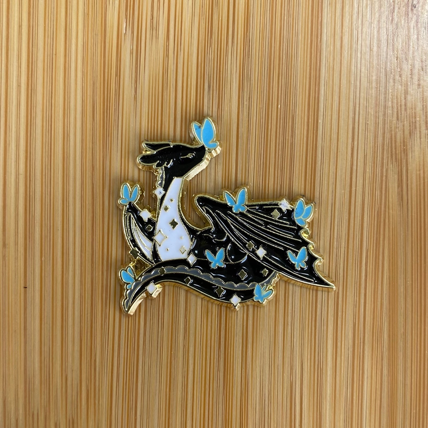 Blue Butterfly Dragon Needle Minder