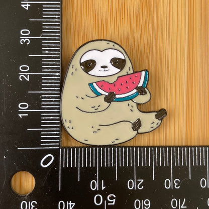 Watermelon Sloth Needle Minder