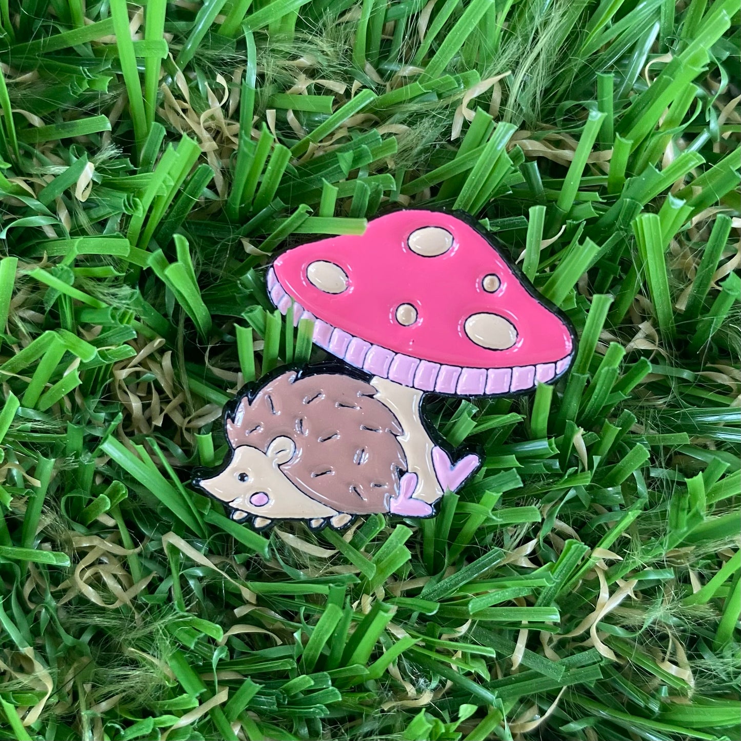 Mushroom Hedgehog Needle Minder