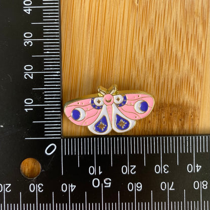 Pink & Purple Moon Moth Needle Minder