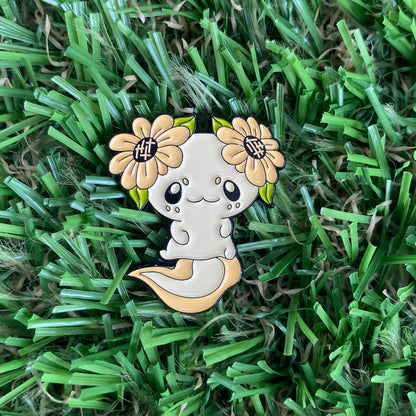 Sunflower Axolotl Needle Minder