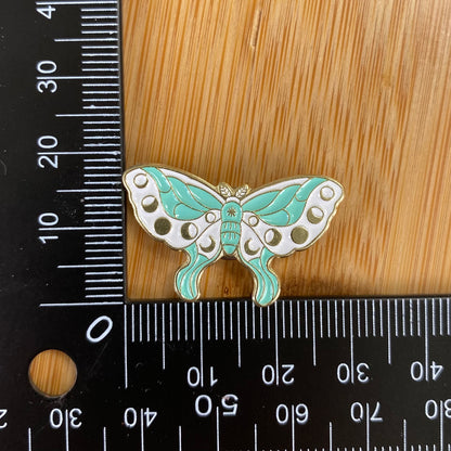 Turquoise Moon Moth Needle Minder