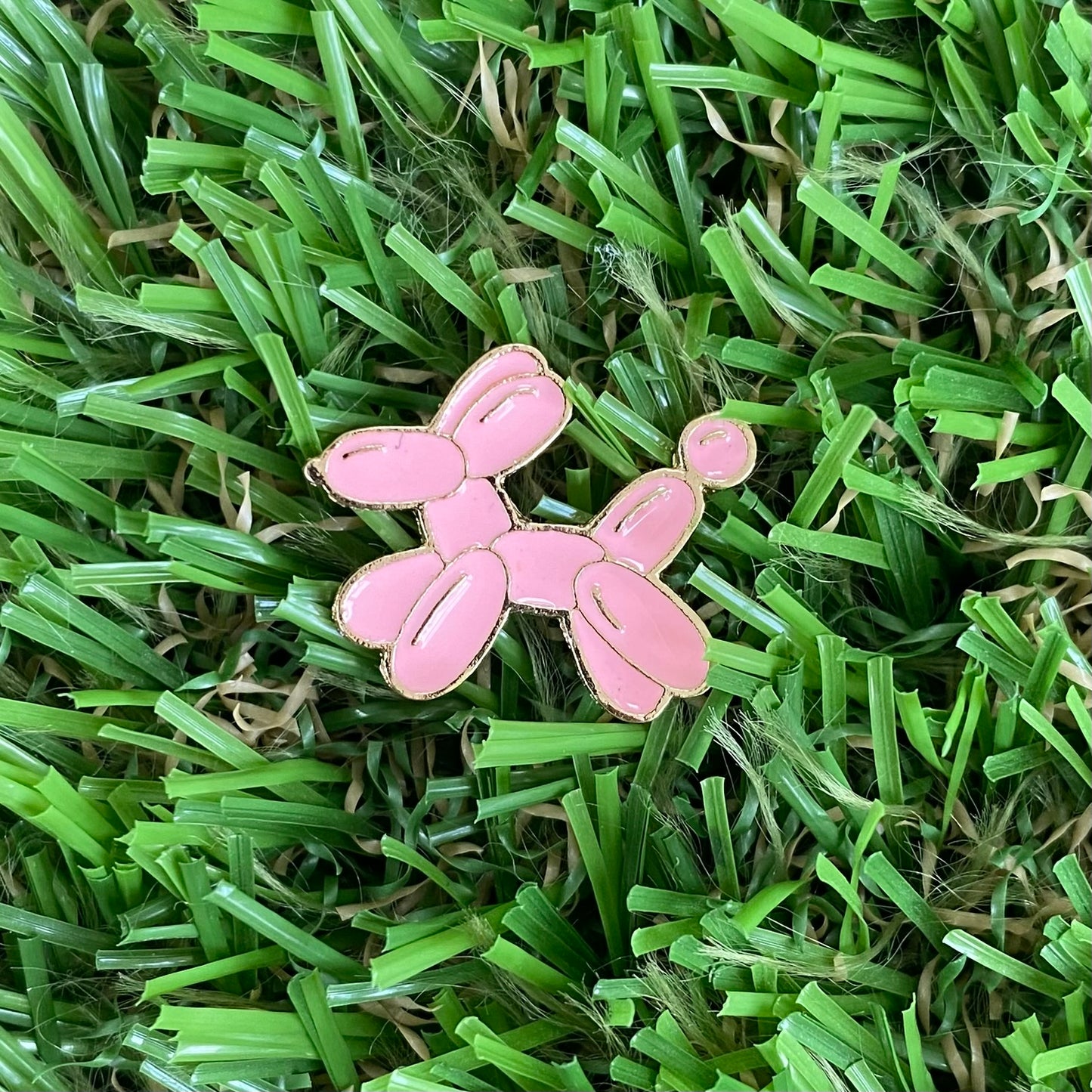 Pink Balloon Dog Needle Minder