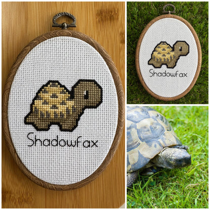 Customised Tortoise Cross Stitch