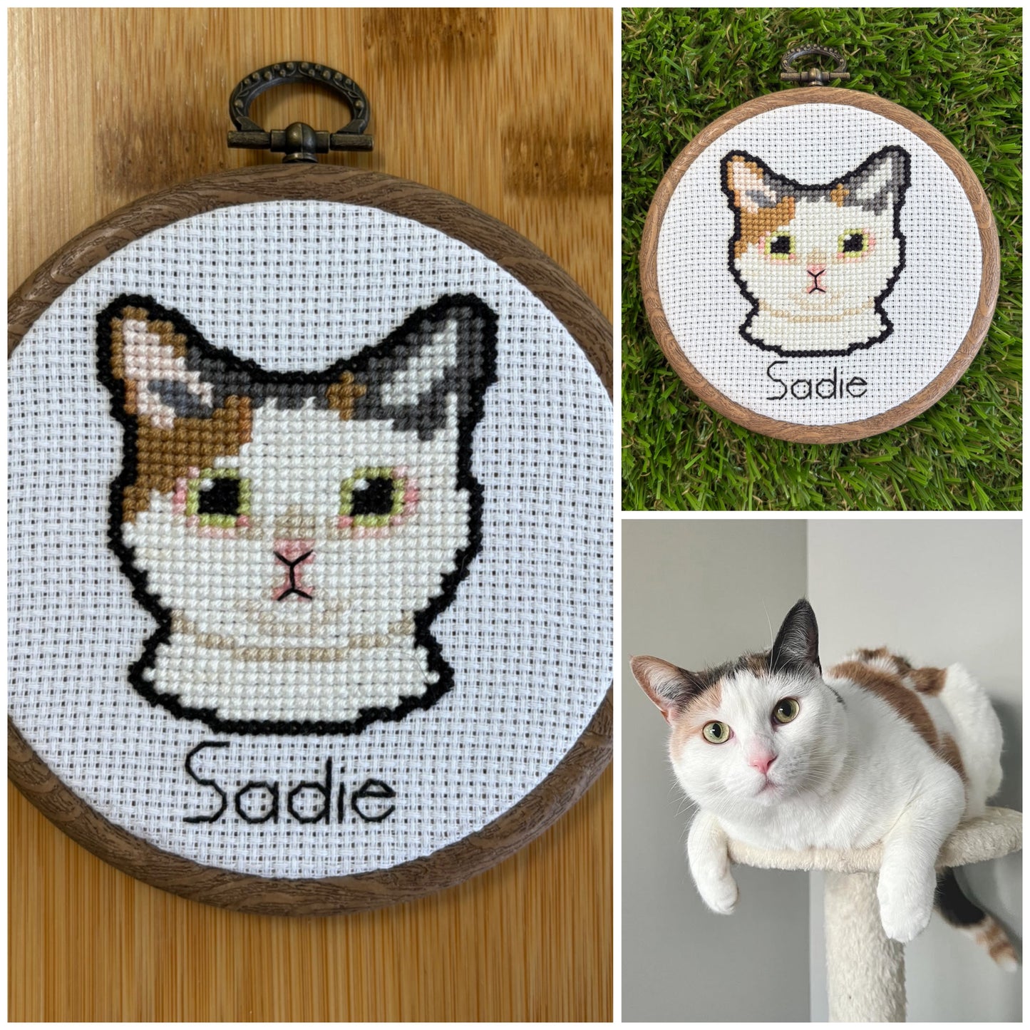Customised Cat Cross Stitch